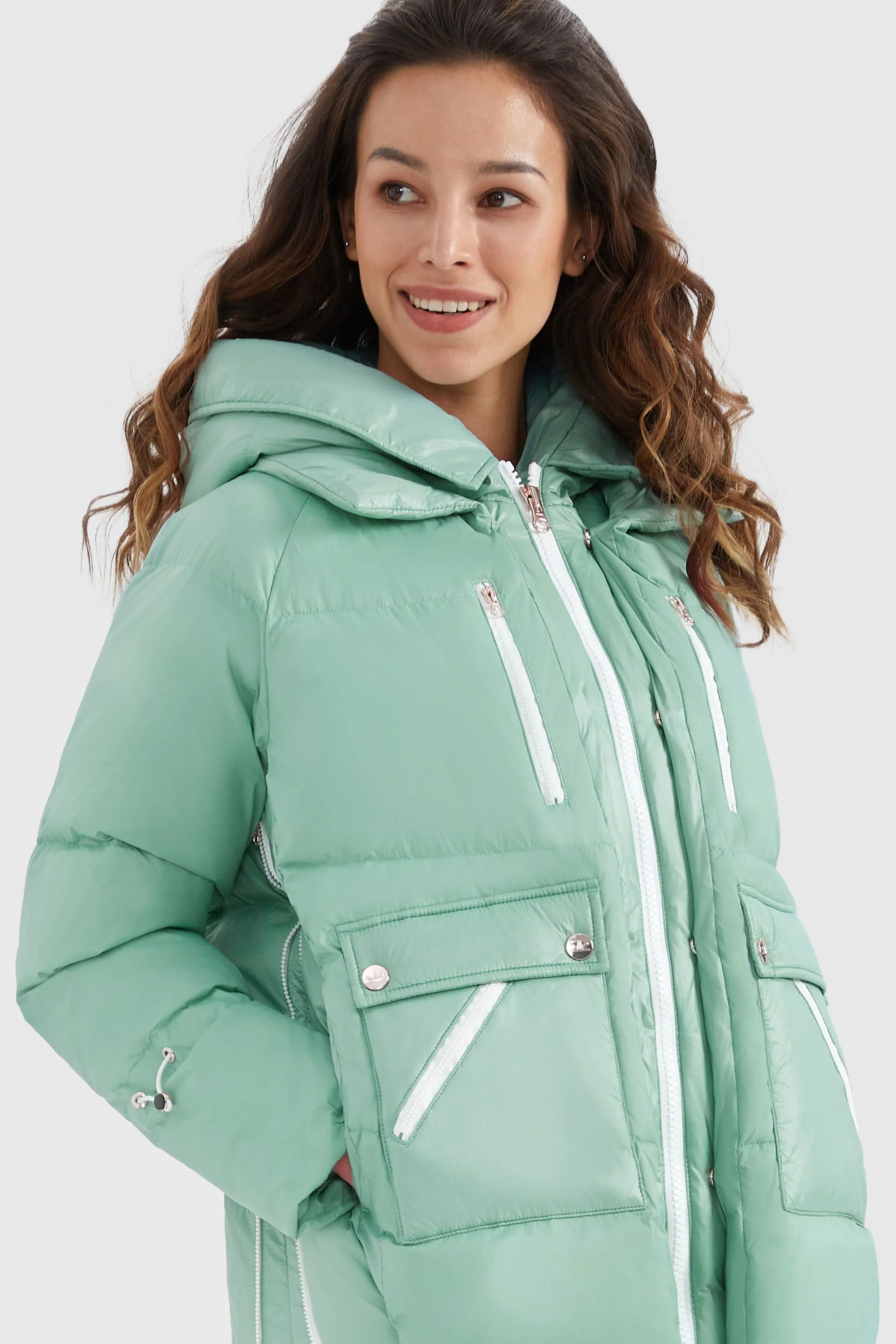 092 Colorlay Thickened Down Jacket