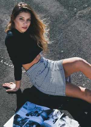 Afends Womens Siren - Denim Skirt