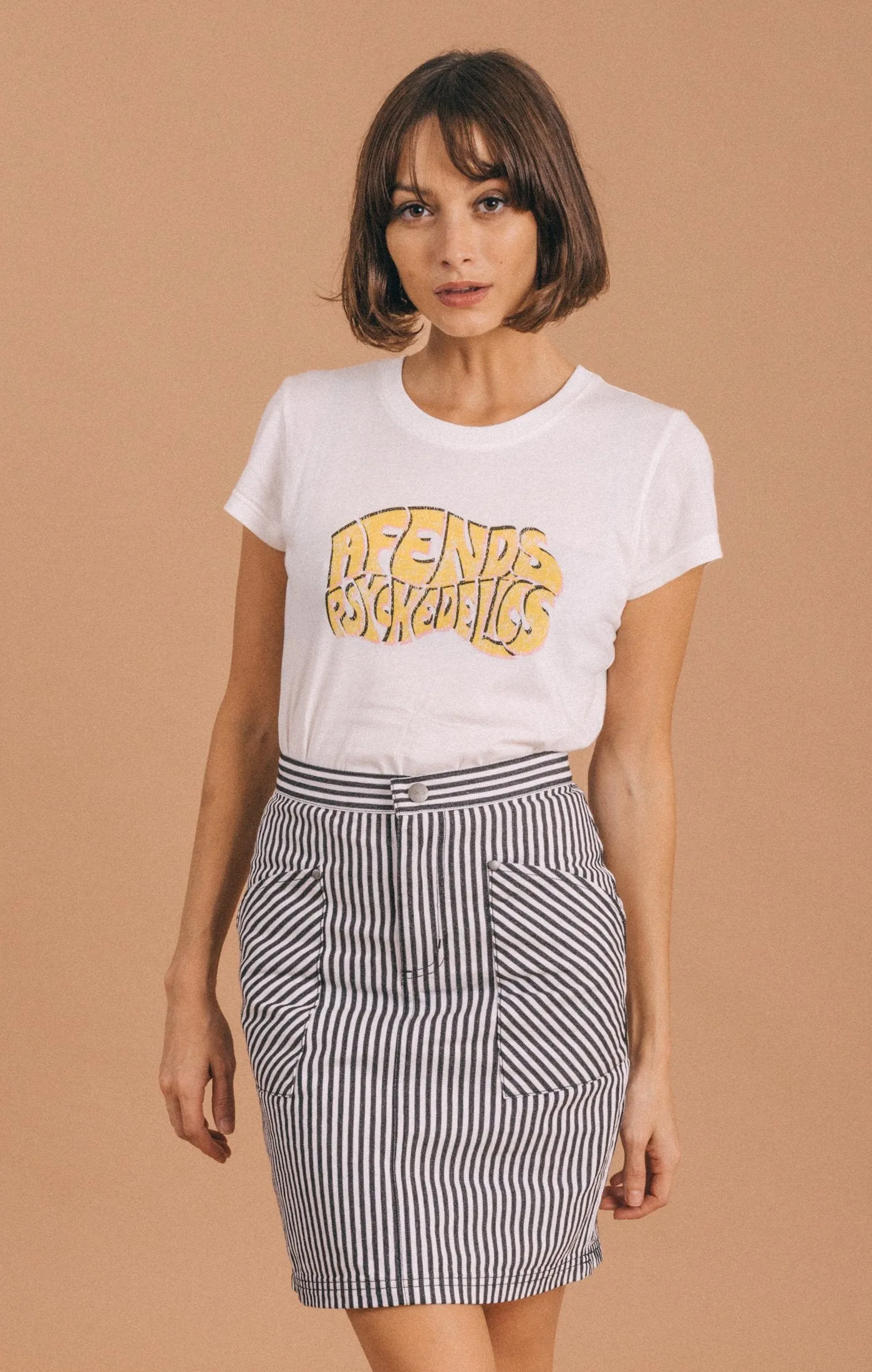 Afends Womens Siren - Denim Skirt