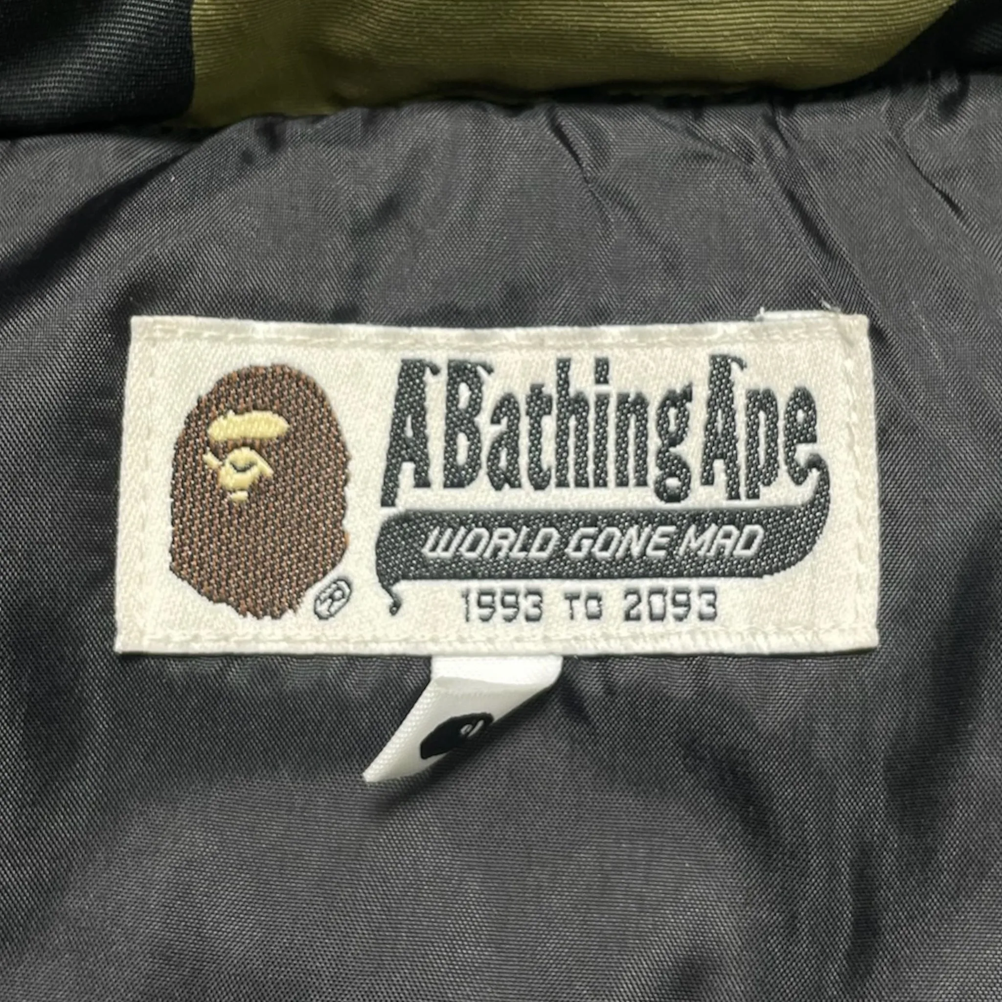 BAPE 1st Camo Down Jacket Green