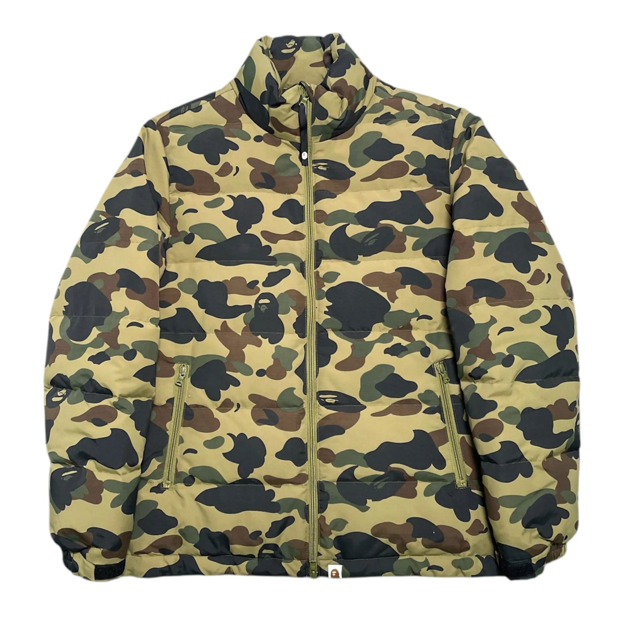 BAPE 1st Camo Down Jacket Green