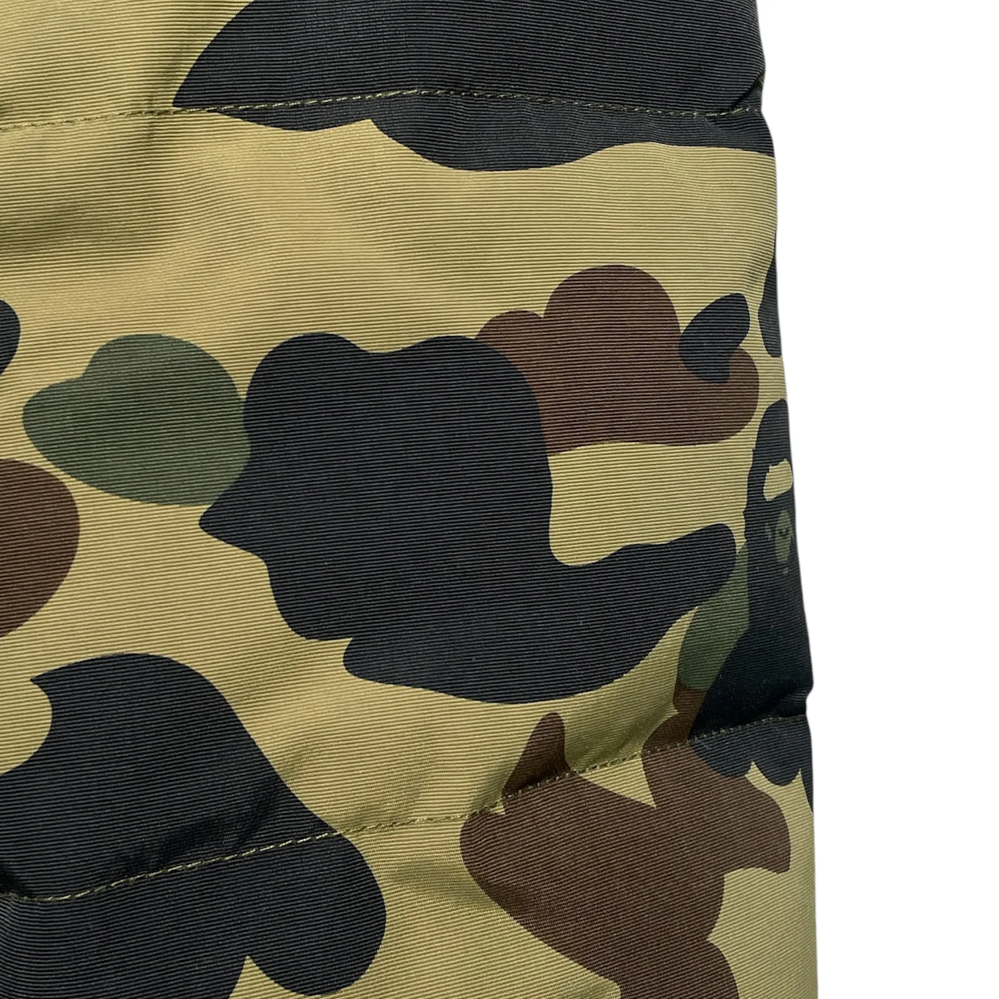BAPE 1st Camo Down Jacket Green
