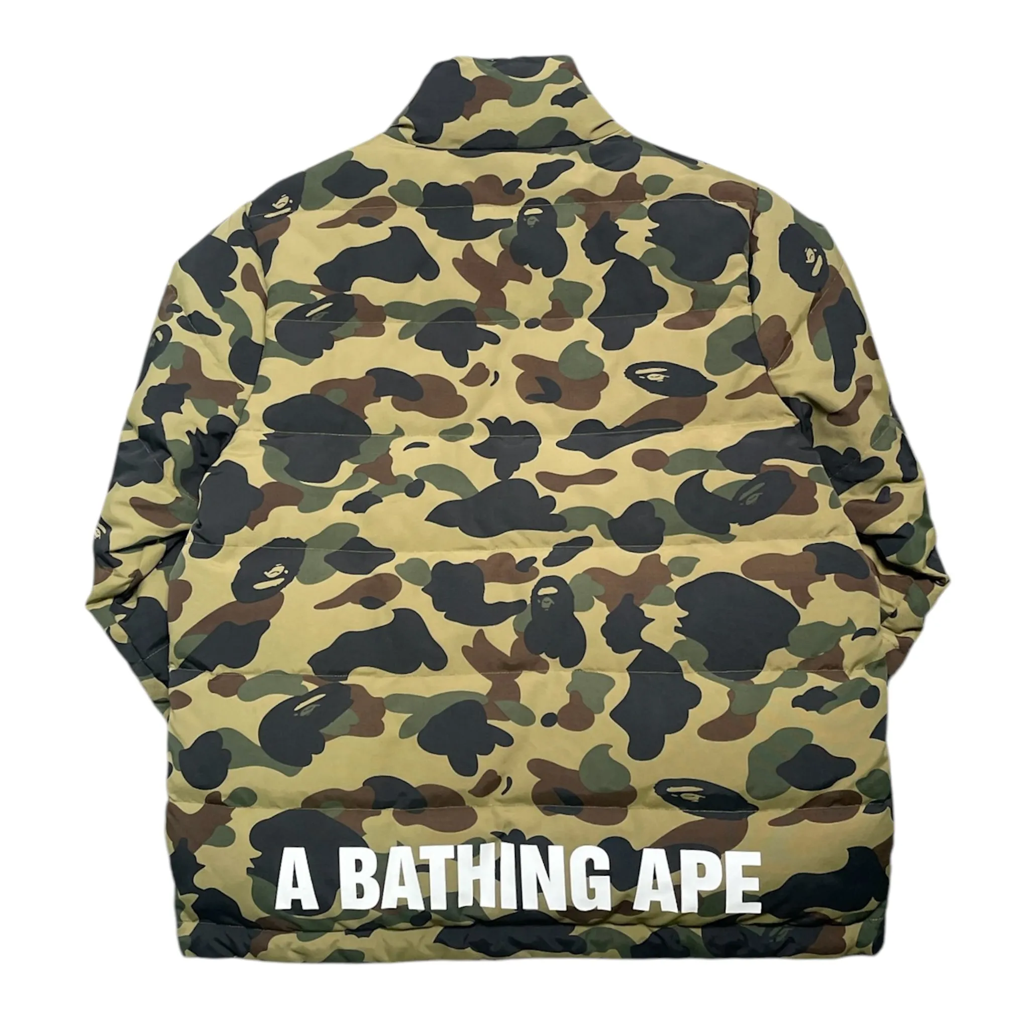 BAPE 1st Camo Down Jacket Green