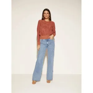 Calça Jeans Fenda Skunk