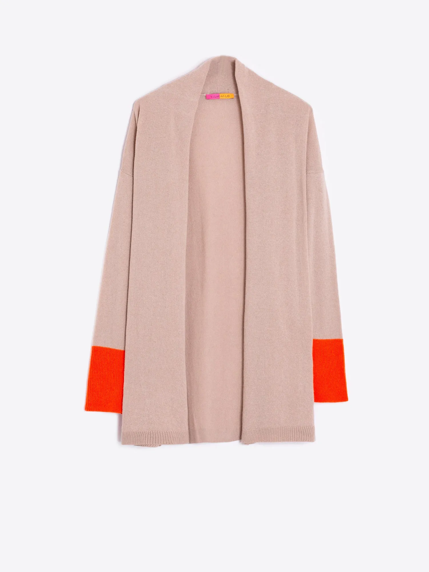 Camel Neon Naranja Cardigan