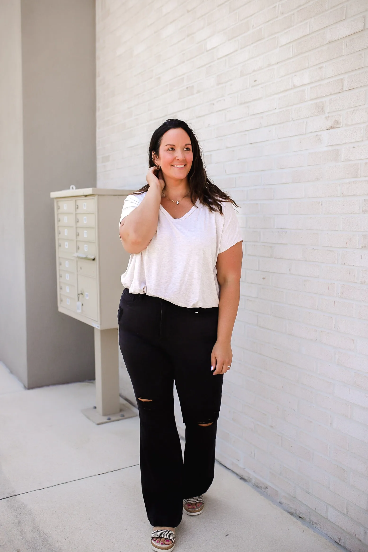 Clear Things Up V-Neck Top