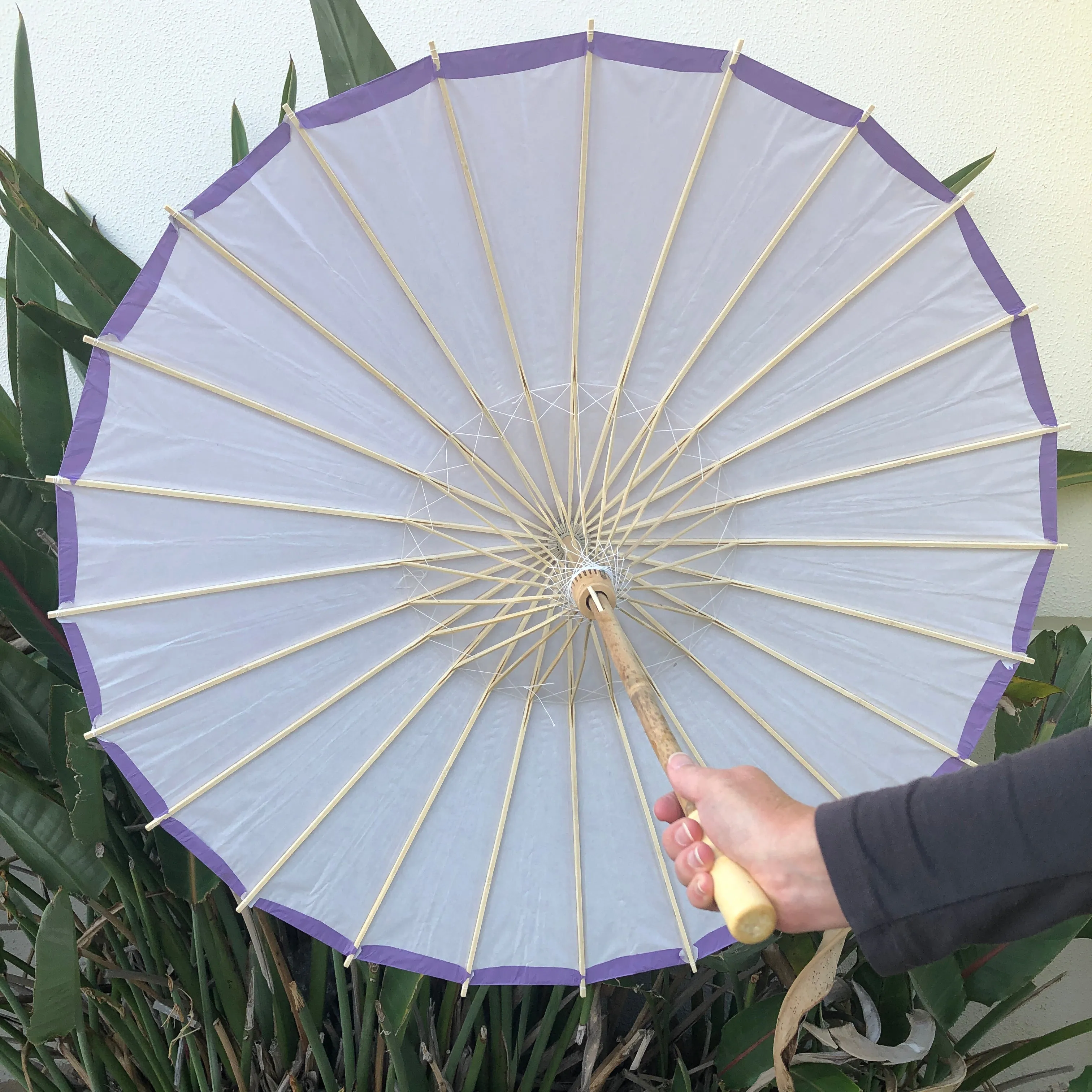 Clearance Sale - Purple Wedding Paper Parasol