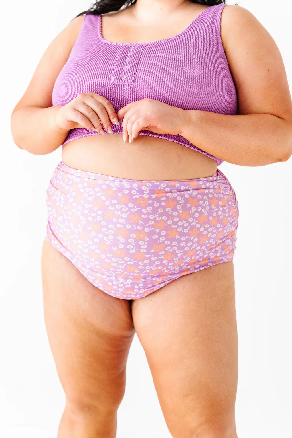 Daisy Sunrise High Waisted Ruched Bottoms