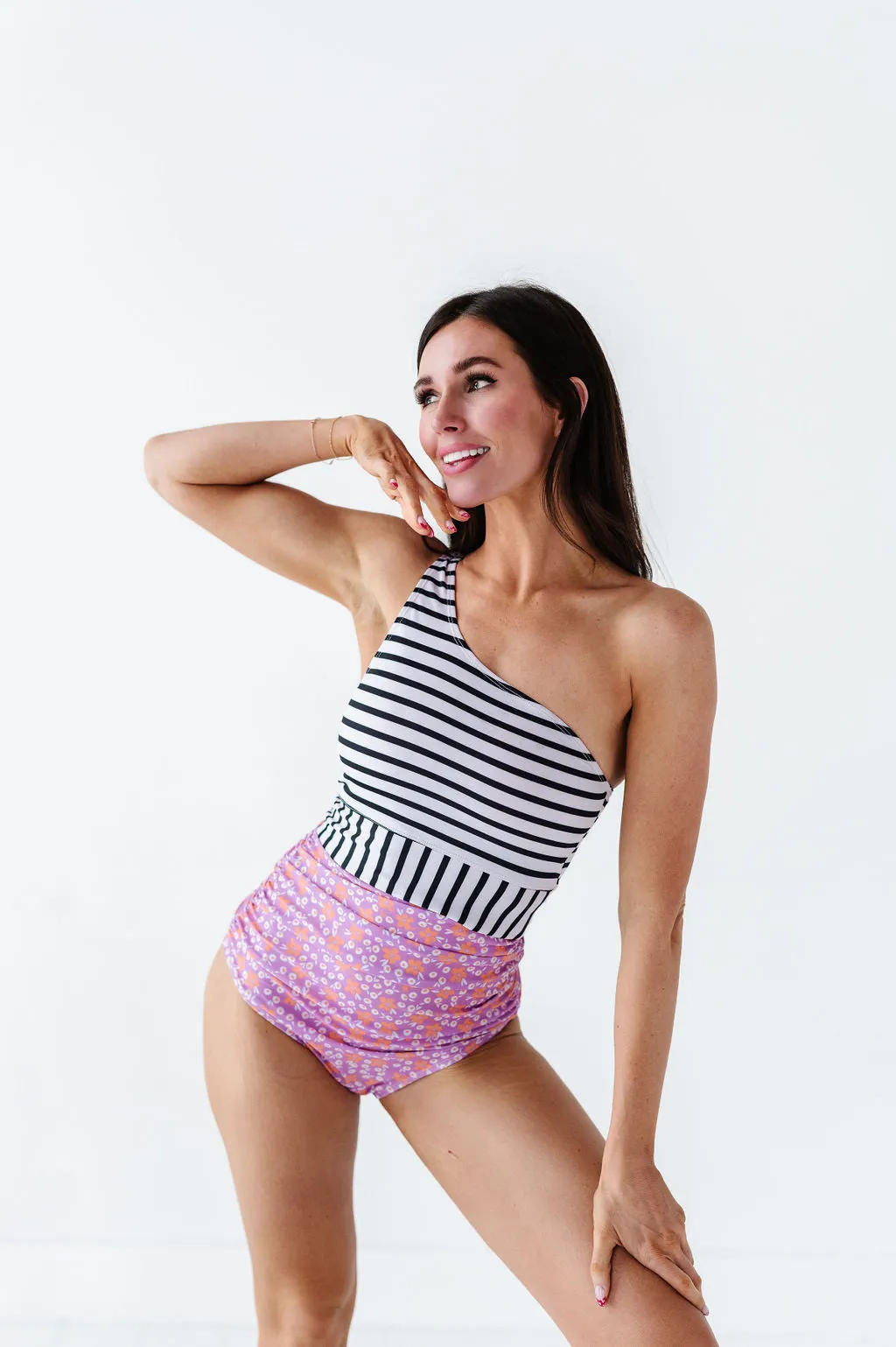 Daisy Sunrise High Waisted Ruched Bottoms