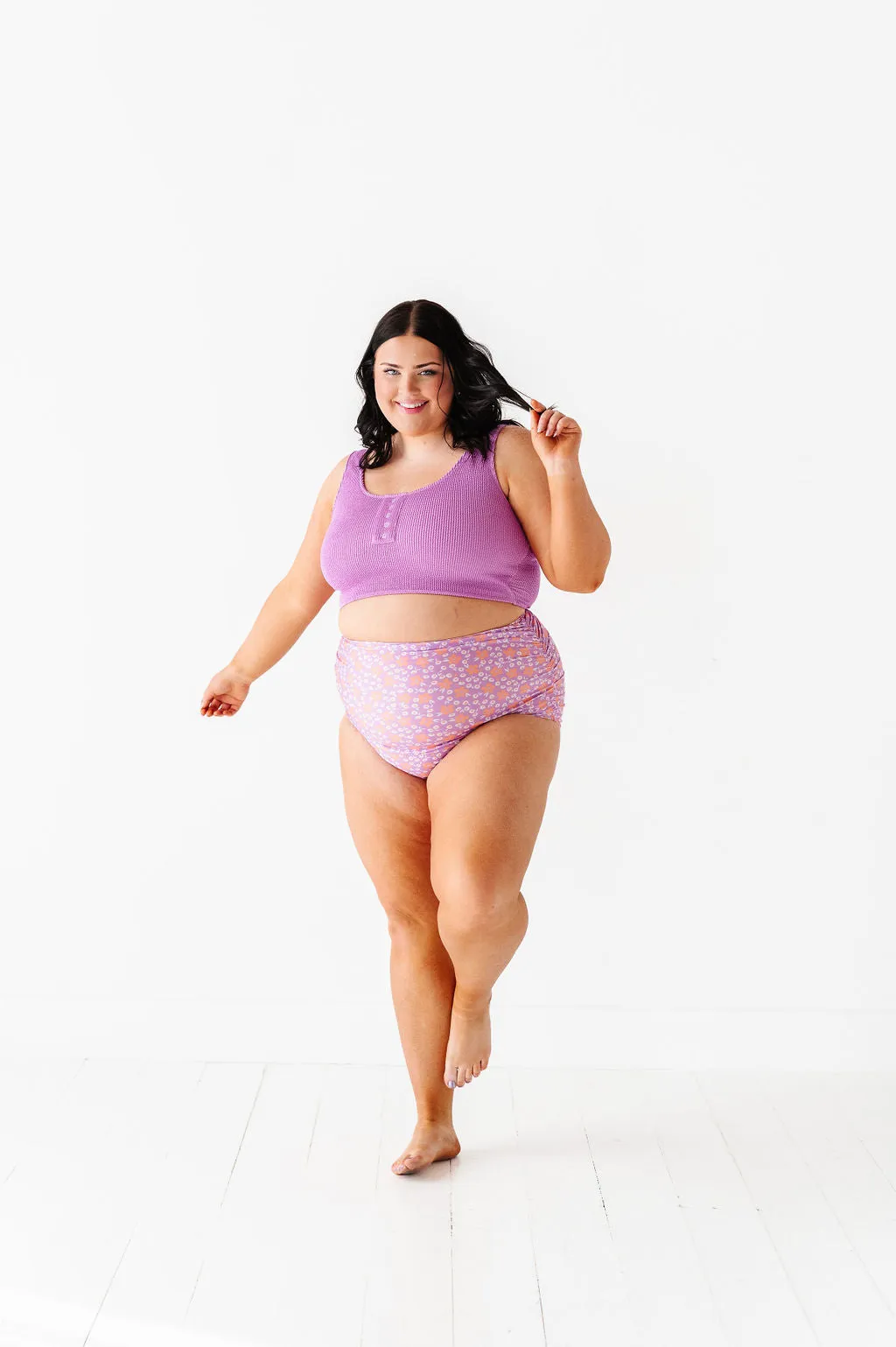 Daisy Sunrise High Waisted Ruched Bottoms