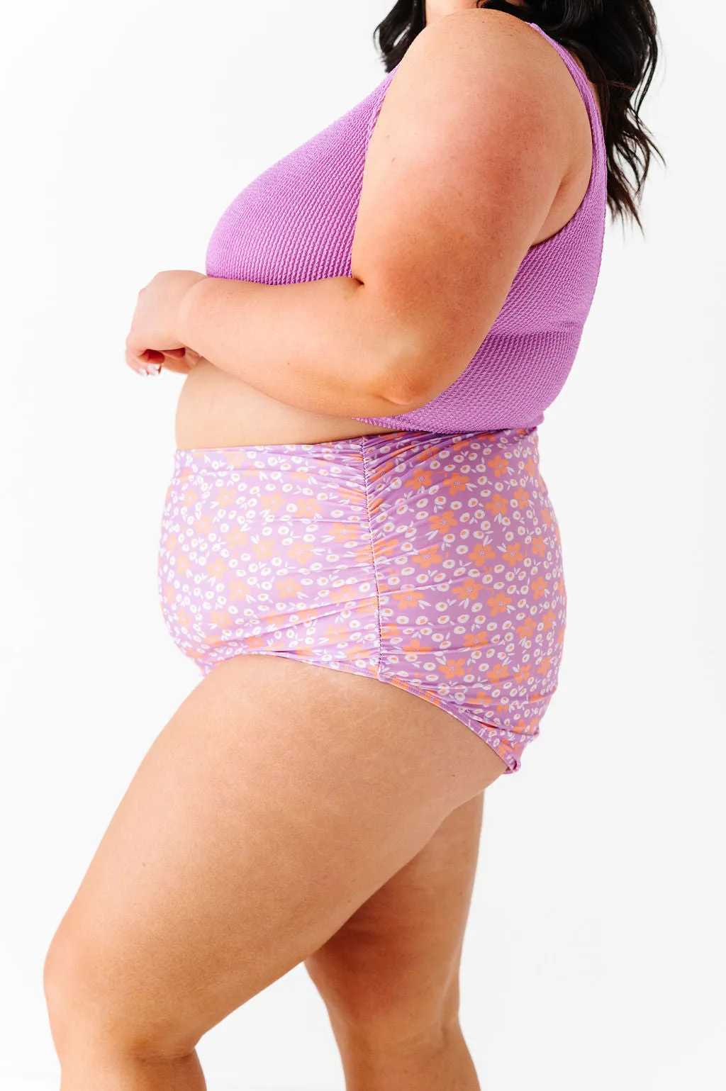 Daisy Sunrise High Waisted Ruched Bottoms