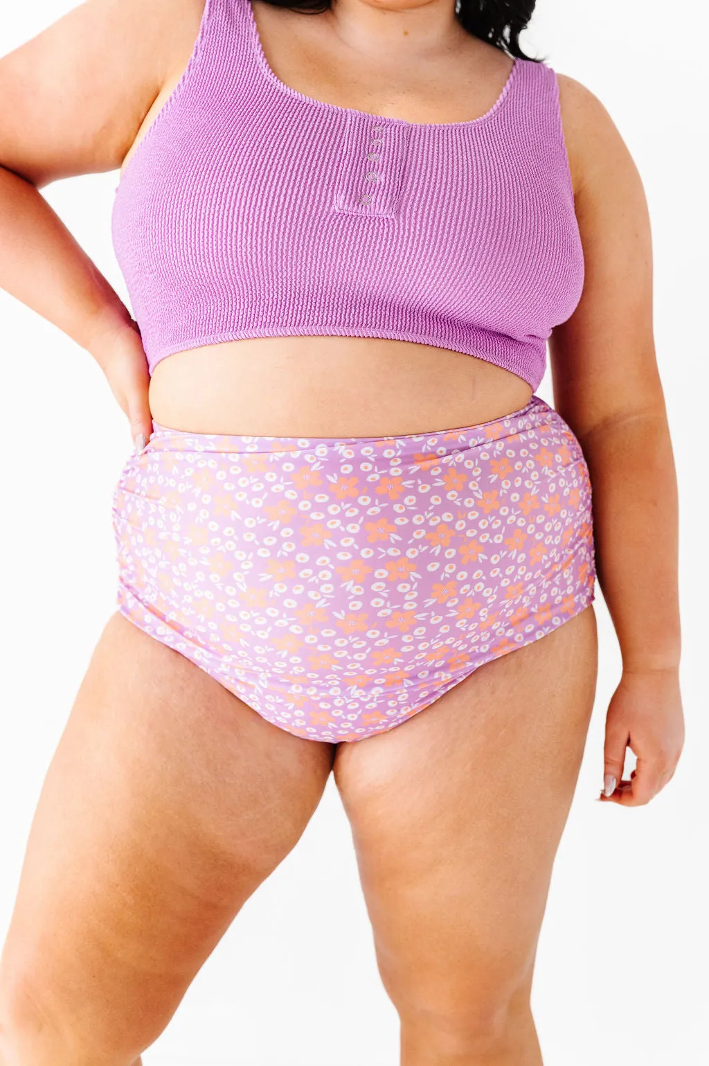 Daisy Sunrise High Waisted Ruched Bottoms