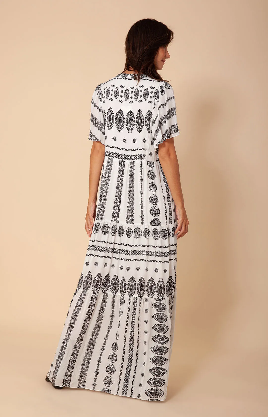 Hania Button Maxi Dress