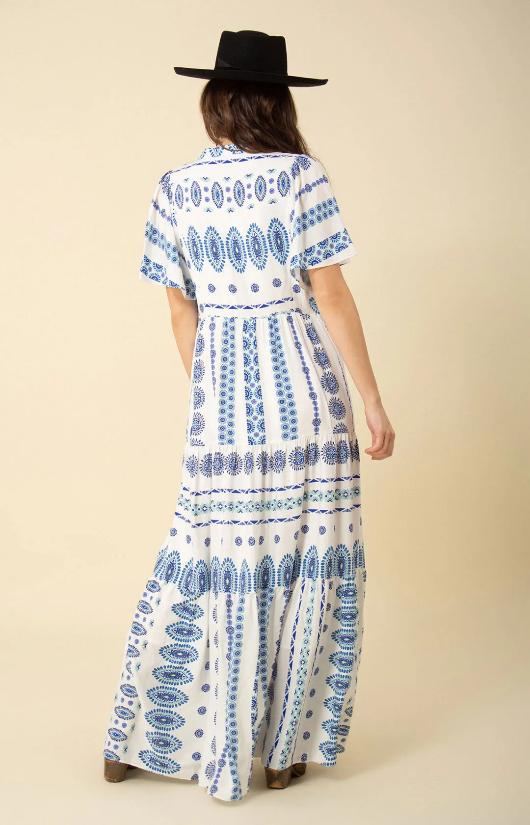 Hania Button Maxi Dress