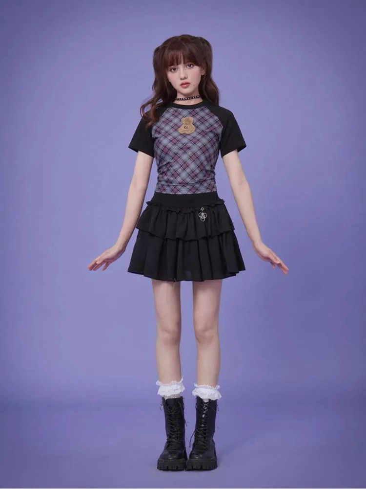 High waist cake skirt【s0000008877】