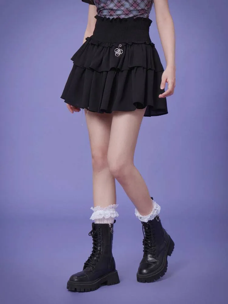 High waist cake skirt【s0000008877】