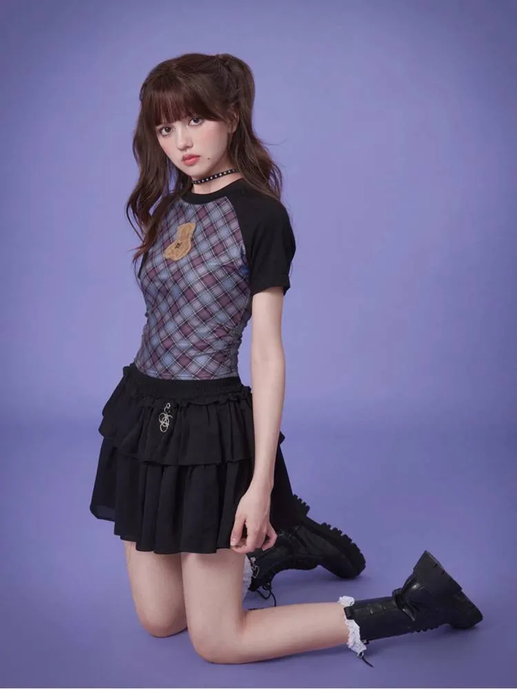 High waist cake skirt【s0000008877】