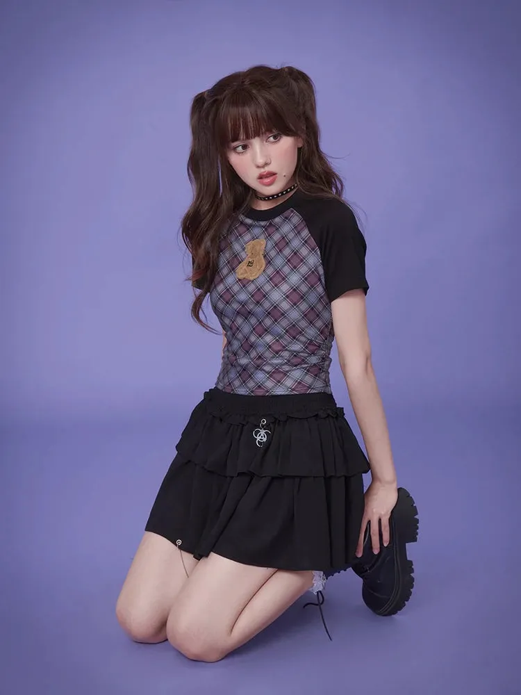 High waist cake skirt【s0000008877】