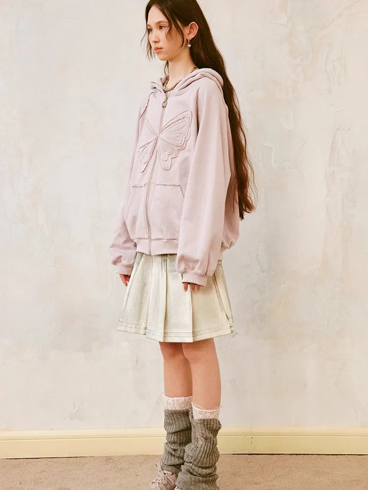 High waist slim denim skirt【s0000006421】