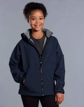 [JK33K] Kids' Softshell Full Zip Hoodie