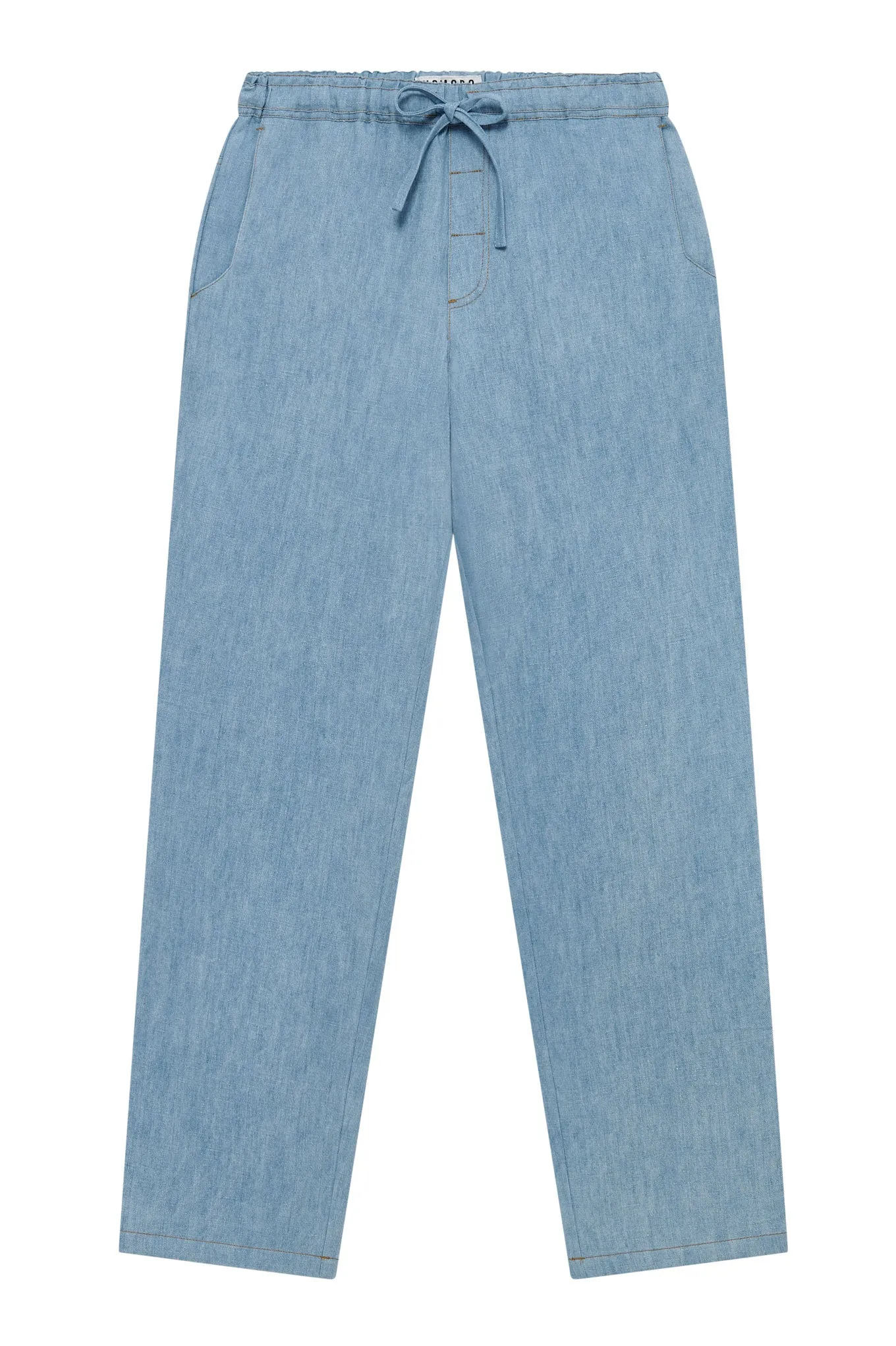 JOSHUA - Linen Trouser Light Wash