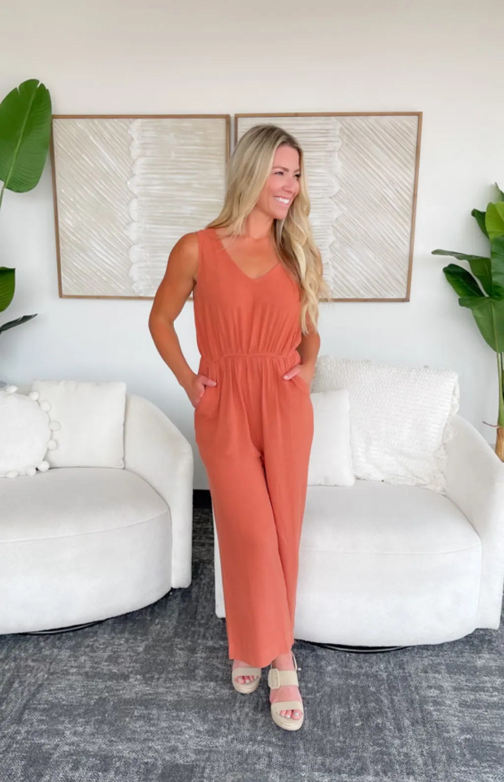 Kenzie Wide Leg Jumpsuit