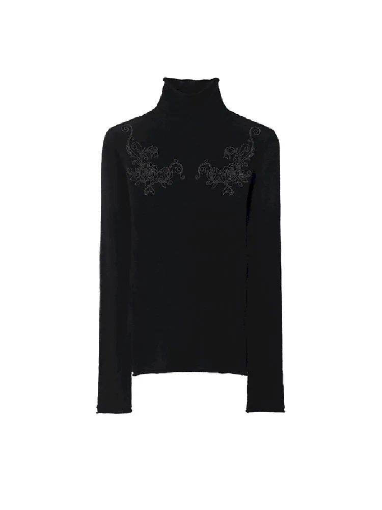 Knitted Turtleneck Bottom Shirt【s0000010645】