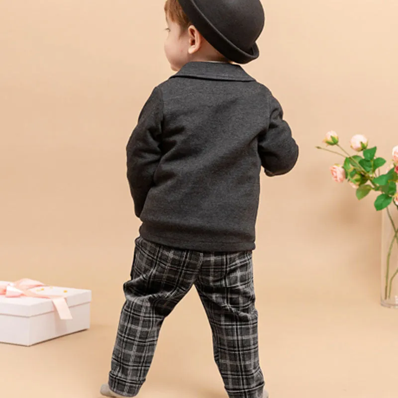 Korean Calix Suit Set (Jacket Top Pants)