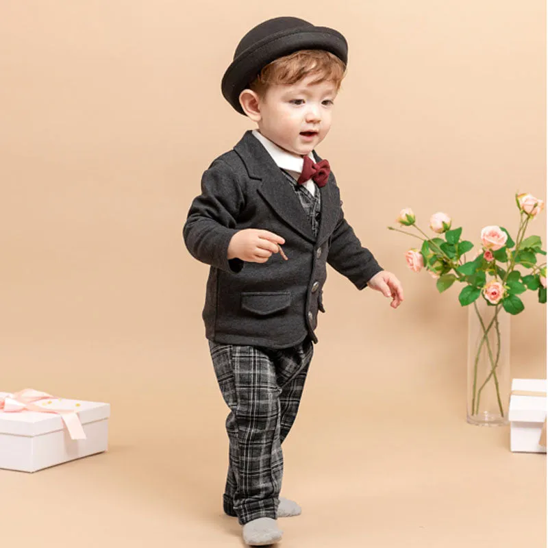 Korean Calix Suit Set (Jacket Top Pants)