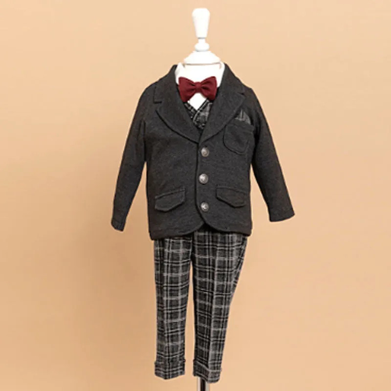 Korean Calix Suit Set (Jacket Top Pants)