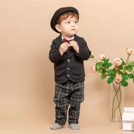 Korean Calix Suit Set (Jacket Top Pants)