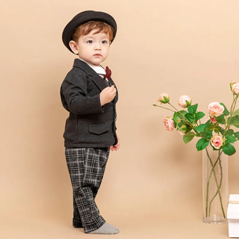 Korean Calix Suit Set (Jacket Top Pants)