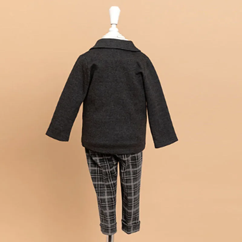 Korean Calix Suit Set (Jacket Top Pants)