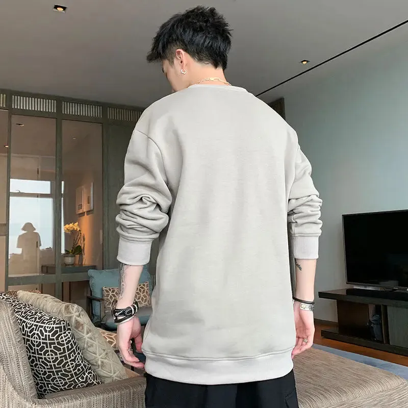 Korean Loose Bottoming Shirt Men's sweatshirt