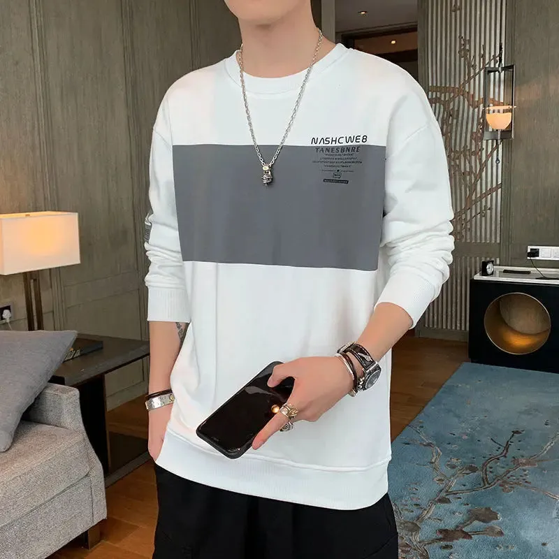 Korean Loose Bottoming Shirt Men's sweatshirt
