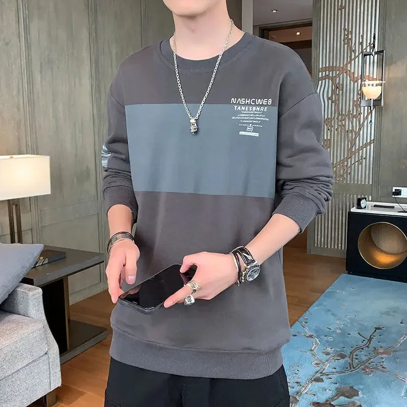 Korean Loose Bottoming Shirt Men's sweatshirt