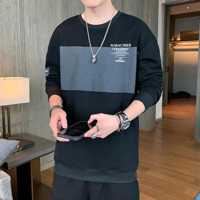 Korean Loose Bottoming Shirt Men's sweatshirt