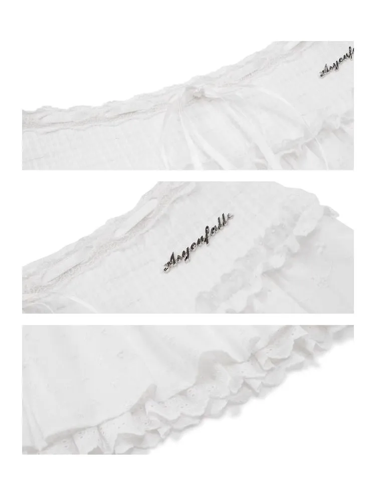 Lace Splicing Mesh Long Skirt【s0000006310】