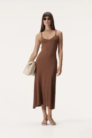 Leonie Knit Dress Tan