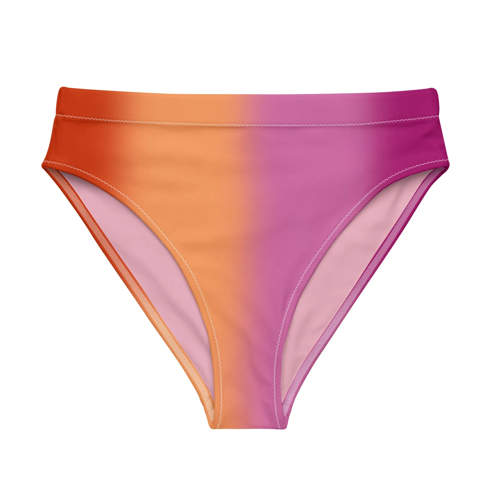 Lesbian Faded High-Waisted Bikini Bottom