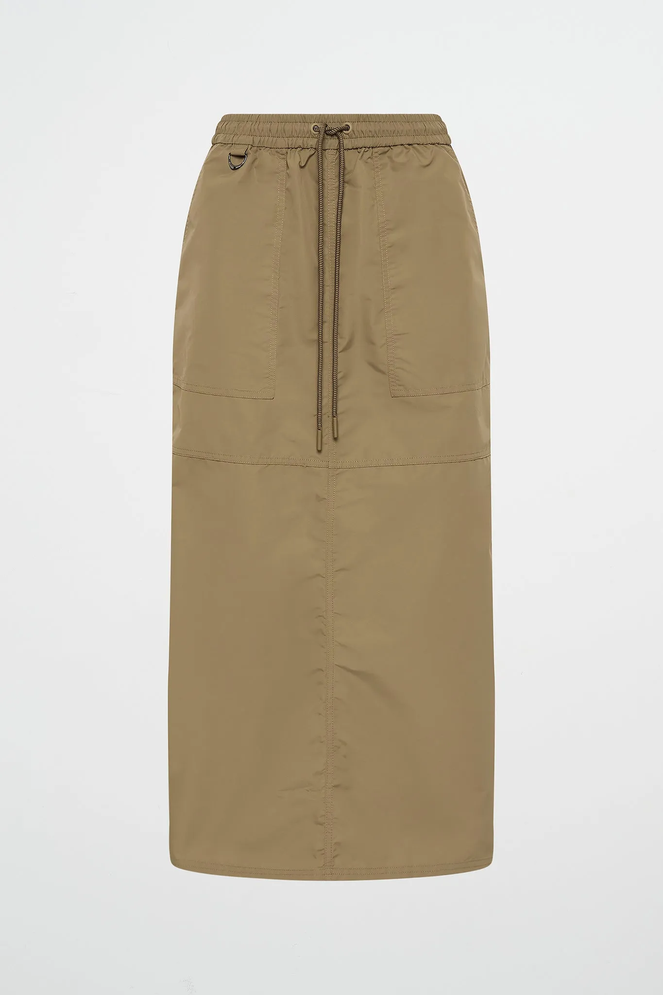 Logo Tape Spray Midi Skirt 647