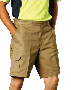 Men's Cotton Drill Cargo Shorts - WP06