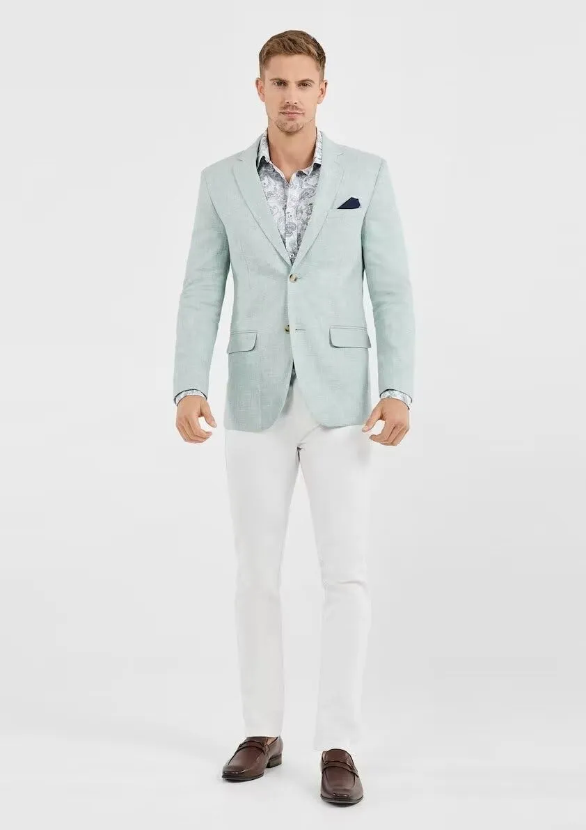 Mens Linen Suit Blazer for Men Casual Linen Suits for Men Lightweight Summer Linen Blazers for Wedding