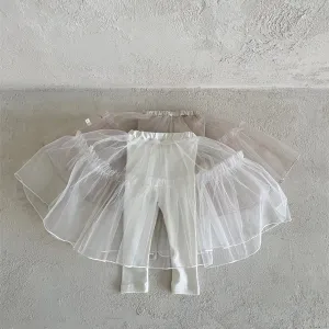 Mesh Leggings Insert Skirt