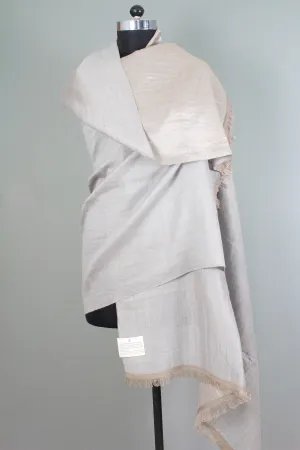 Nicolas Metallic Reversible Cashmere Shawl