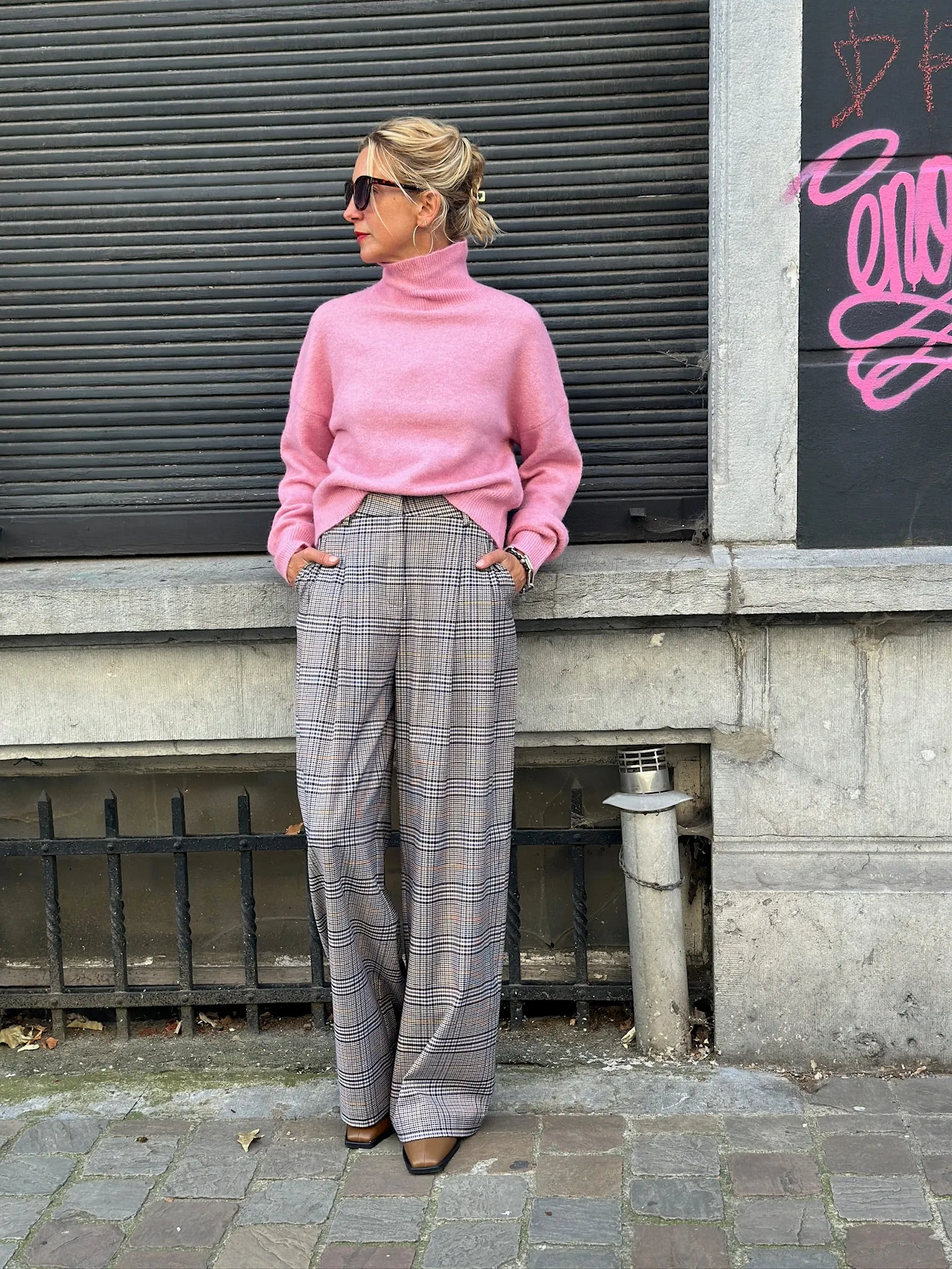 NOLA CASHMERE TURTLENECK | ORCHID SMOKE