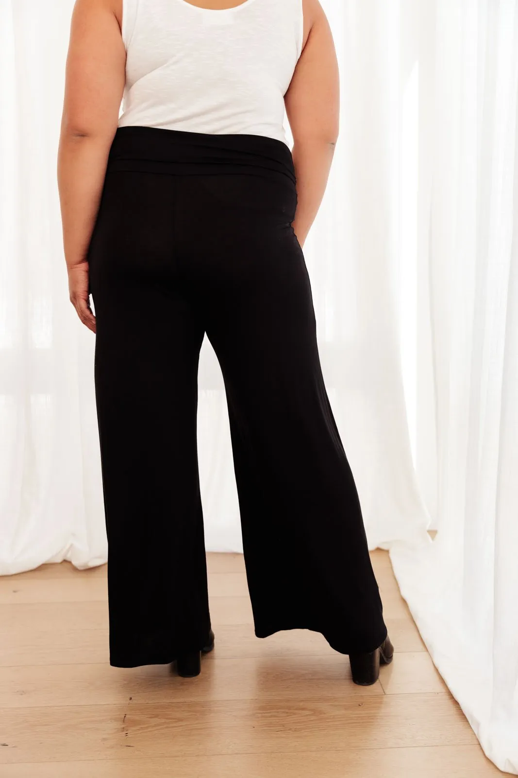 On The Move Knit Pants in Black