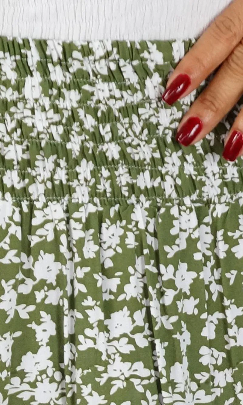 Rayon Skirt Havana Microflower, More Colours