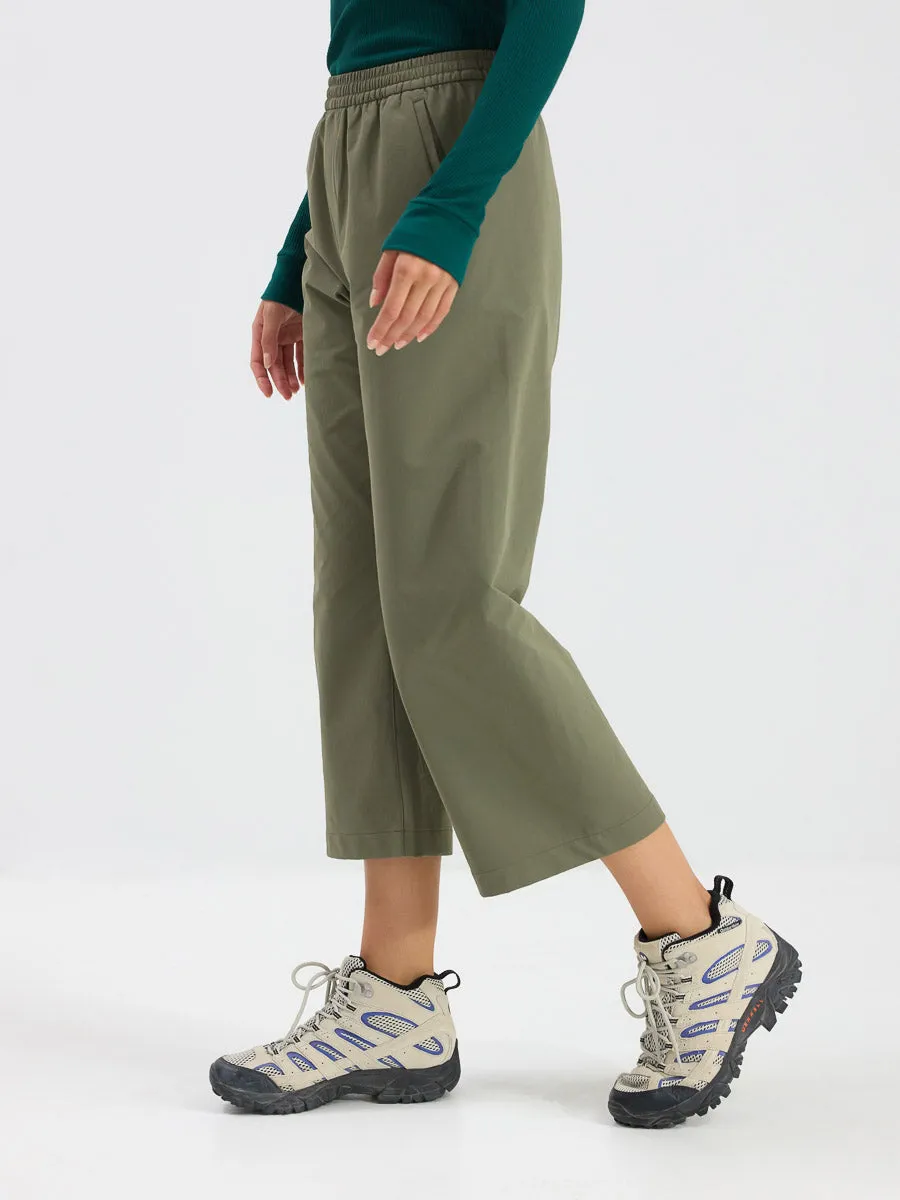RecTrek Cropped Wide Leg Pant