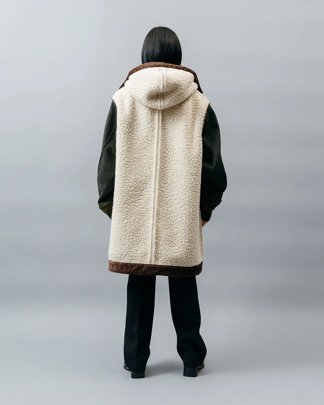 REVERSIBLE LINER HOODED COAT .10【FOREST】
